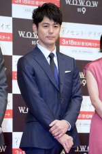 『連続ドラマW イノセント・デイズ』完成披露試写会＆舞台挨拶に登壇した妻夫木聡