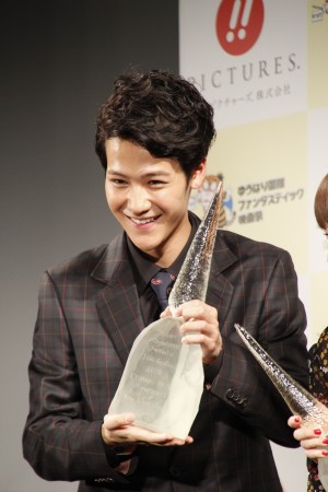 ゆうばり国際ファンタスティック映画祭2018「京楽ピクチャーズ．PRESENTS ニューウェーブアワード」を受賞した葉山奨之