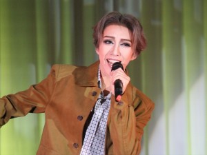 宝塚歌劇 月組 ミュージカル『雨に唄えば』制作発表会に登場した美弥るりか