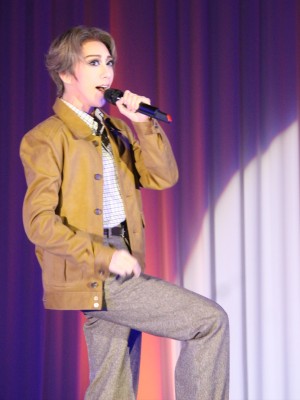 宝塚歌劇 月組 ミュージカル『雨に唄えば』制作発表会に登場した美弥るりか