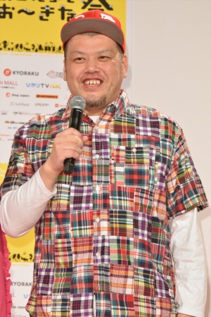 「島ぜんぶでおーきな祭 第10回沖縄国際映画祭」概要発表会見にて、野性爆弾・くっきー