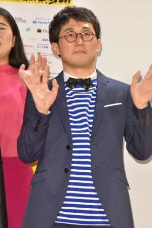 「島ぜんぶでおーきな祭 第10回沖縄国際映画祭」概要発表会見にて、シソンヌじろう