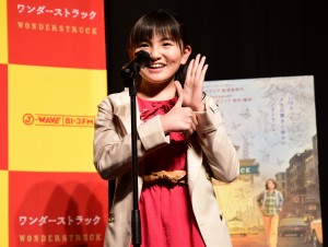 『ワンダーストラック』トッド・ヘインズ監督来日舞台挨拶にて、鈴木梨央