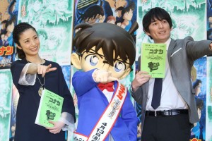 上戸彩、博多大吉、劇場版『名探偵コナン ゼロの執行人』公開アフレコに登場
