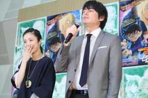上戸彩、博多大吉、劇場版『名探偵コナン ゼロの執行人』公開アフレコに登場