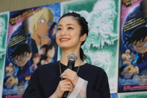 上戸彩、劇場版『名探偵コナン ゼロの執行人』公開アフレコに登場