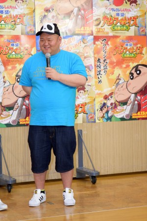 ANZEN漫才、『映画クレヨンしんちゃん 爆盛！カンフーボーイズ ～拉麺大乱～』公開アフレコに登場