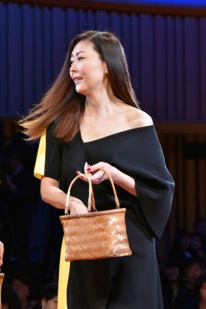 『ママレード・ボーイ』完成披露試写会にて、中山美穂