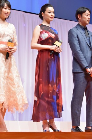 『ママレード・ボーイ』完成披露試写会にて、檀れい