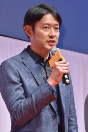 『ママレード・ボーイ』完成披露試写会にて、筒井道隆