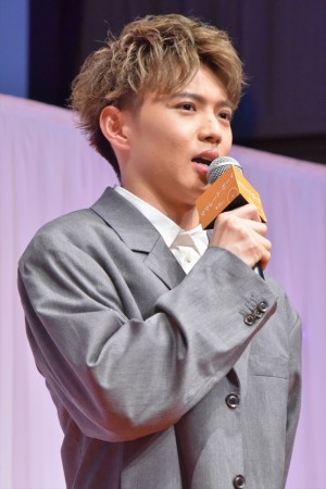『ママレード・ボーイ』完成披露試写会にて、佐藤大樹