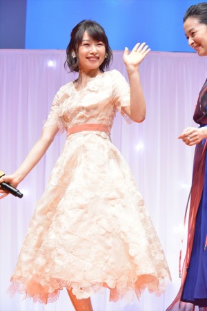 『ママレード・ボーイ』完成披露試写会にて、桜井日奈子