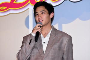 映画『ラブ×ドック』 完成披露試写会に登壇した野村周平