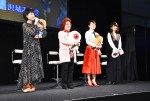 （左から）沢城みゆき、野沢雅子、庄司宇芽香、藤井ゆきよ