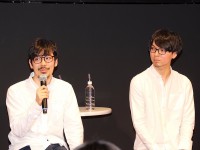 AnimeJapan 2018ブースイベントに登壇した『ペンギン・ハイウェイ』石田祐康監督とキャラクターデザイン・新井陽次郎