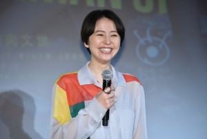 『コンフィデンスマンJP』完成披露試写会＆舞台挨拶にて、長澤まさみ
