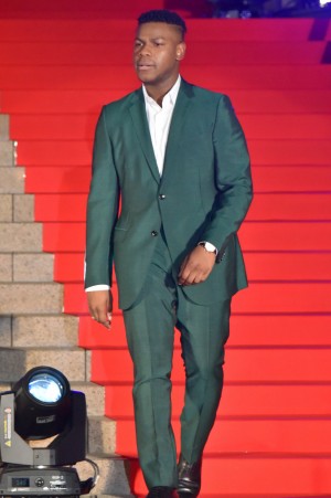 『パシフィック・リム：アップライジング』ジャパンプレミア（レッドカーペット）に登場したジョン・ボイエガ