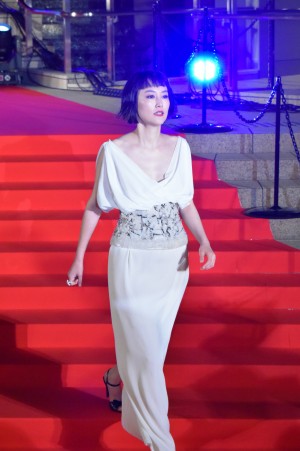 『パシフィック・リム：アップライジング』ジャパンプレミア（レッドカーペット）に登場した菊地凛子