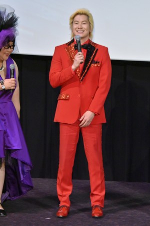 『パシフィック・リム：アップライジング』ジャパンプレミアに登場したカズレーザー（メイプル超合金）