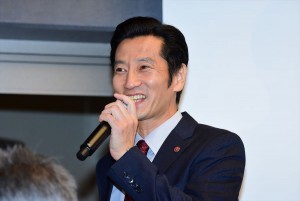 テレビ朝日2018年4月クール『特捜9』記者会見に登場した津田寛治