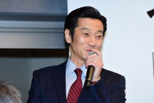 テレビ朝日2018年4月クール『特捜9』記者会見に登場した津田寛治
