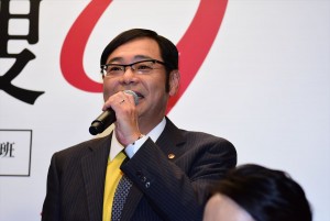 テレビ朝日2018年4月クール『特捜9』記者会見に登場した田口浩正