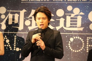 舞台『銀河鉄道999 GALAXY OPERA』制作発表記者会見に登場した中川晃教