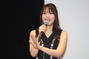 新時代劇『くノ一忍法帖 蛍火』試写＆会見に登場した黒川芽以