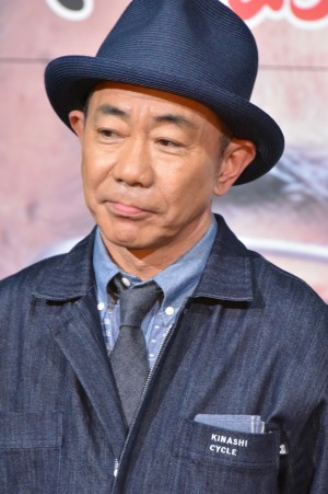 『いぬやしき』完成披露試写会に登壇した木梨憲武