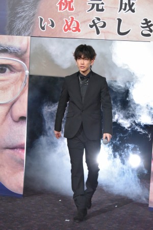 『いぬやしき』完成披露試写会に登壇した佐藤健