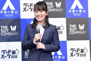 THE SUIT COMPANY『グッドスーツの日』制定記念PRイベントに登場した伊原六花