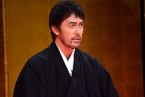 映画『のみとり侍』大江戸プレミアに登壇した阿部寛