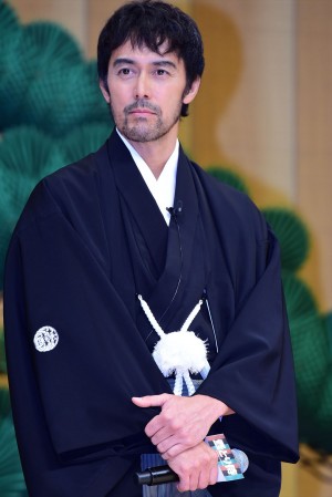 映画『のみとり侍』大江戸プレミアに登壇した阿部寛