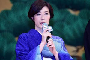 映画『のみとり侍』大江戸プレミアに登壇した寺島しのぶ