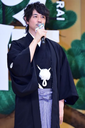 映画『のみとり侍』大江戸プレミアに登壇した斎藤工