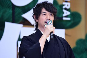 映画『のみとり侍』大江戸プレミアに登壇した斎藤工