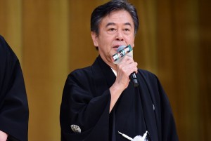 映画『のみとり侍』大江戸プレミアに登壇した風間杜夫