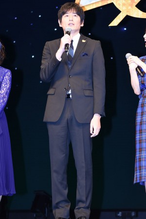 『名探偵コナン ゼロの執行人』完成披露舞台挨拶に登壇した博多大吉