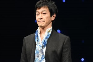 『名探偵コナン ゼロの執行人』完成披露舞台挨拶に登壇した小山力也