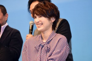 新火9ドラマ『シグナル 長期未解決事件捜査班』制作発表会見に登場した吉瀬美智子