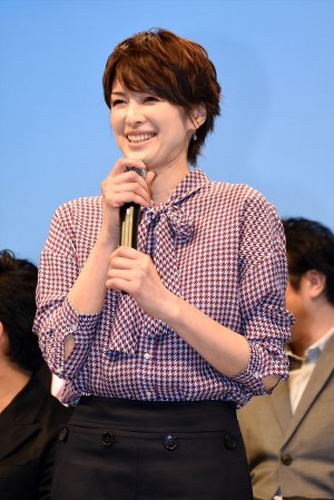 新火9ドラマ『シグナル 長期未解決事件捜査班』制作発表会見に登場した吉瀬美智子