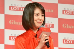 LOTTE Ghana 新CMキャラクター就任式に登場した浜辺美波