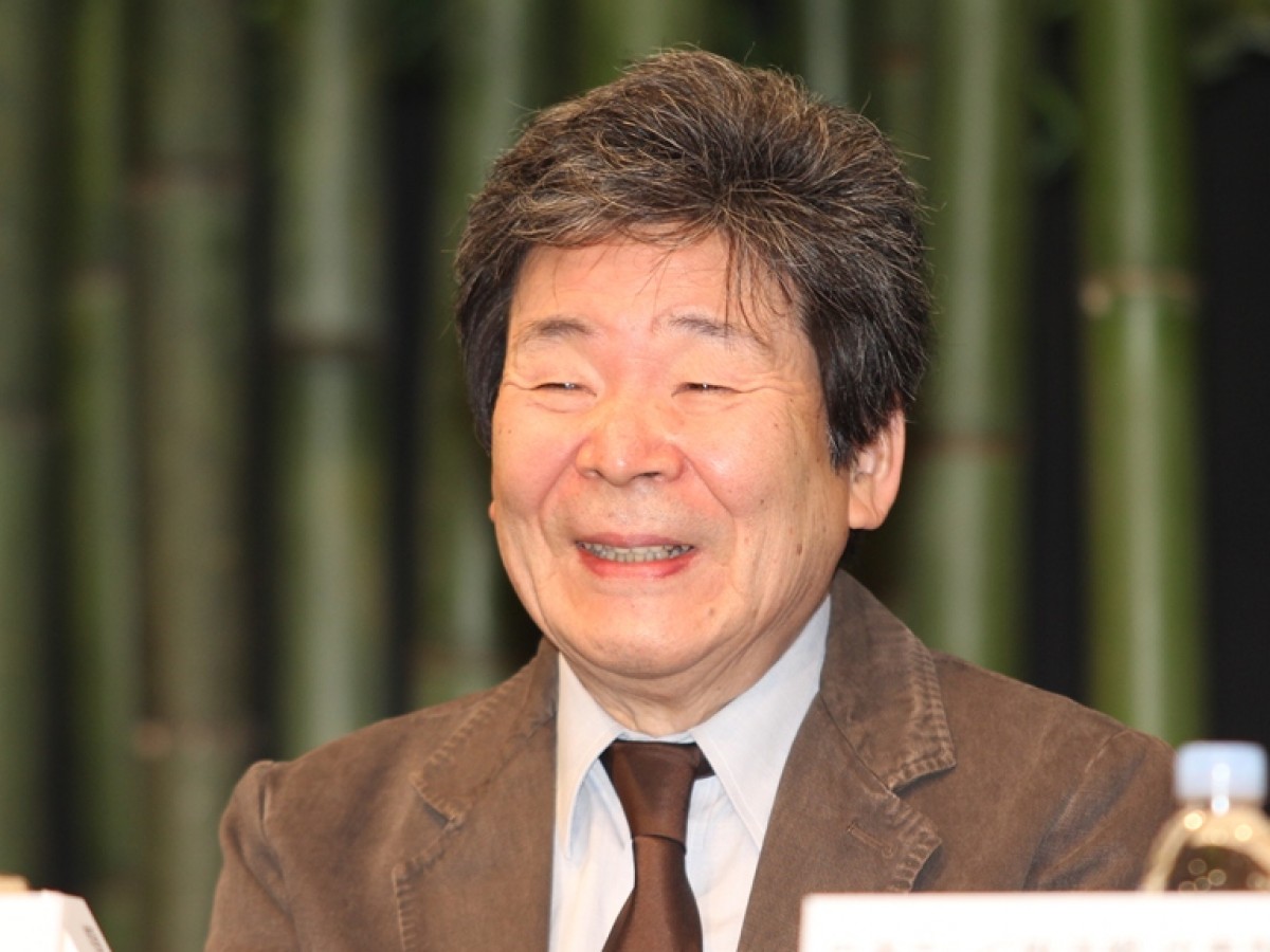 2013年、『かぐや姫の物語』完成報告会見に出席した高畑勲監督