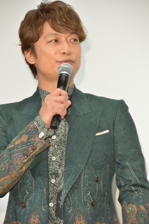 『クソ野郎と美しき世界』完成披露初日舞台挨拶に登場した香取慎吾