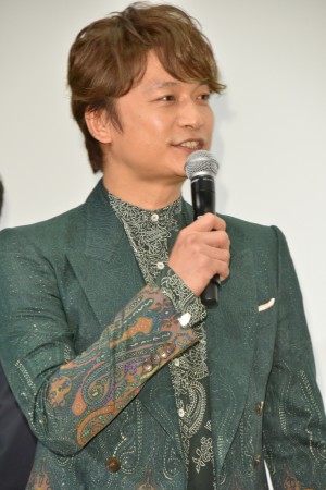 『クソ野郎と美しき世界』完成披露初日舞台挨拶に登場した香取慎吾