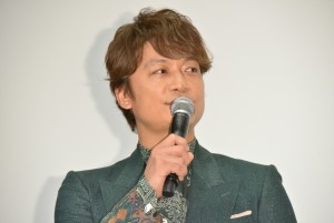 『クソ野郎と美しき世界』完成披露初日舞台挨拶に登場した香取慎吾