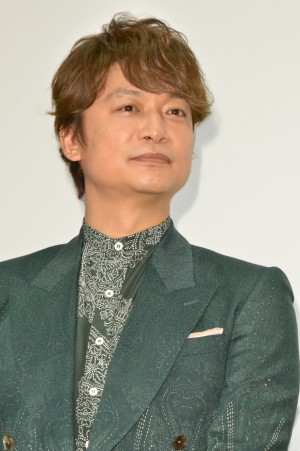 『クソ野郎と美しき世界』完成披露初日舞台挨拶に登場した香取慎吾