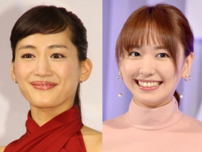 綾瀬はるか&新垣結衣、チャージ不足でもカワイイ芸能人ランキング第1位に