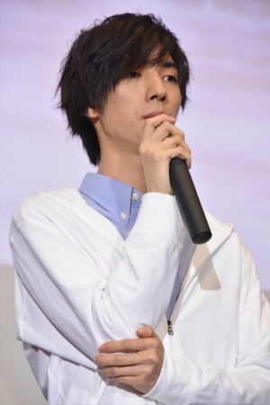 『ミスミソウ』初日舞台挨拶に登壇した清水尋也