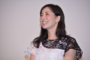 『娼年』公開記念舞台挨拶に登壇した真飛聖